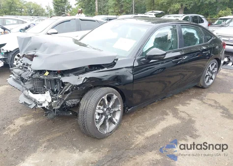 2025 Honda Civic Hybrid Sport/Sport Touring from USA, damaged, VIN 2HGFE4F83SH328609